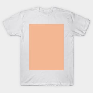 preppy abstract solid color pastel coral pink T-Shirt